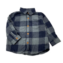 Load image into Gallery viewer, Boys Target, flannel cotton long sleeve shirt, EUC, size 1,  