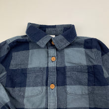 Load image into Gallery viewer, Boys Target, flannel cotton long sleeve shirt, EUC, size 1,  