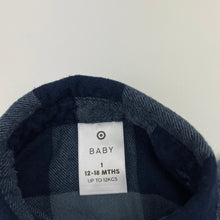 Load image into Gallery viewer, Boys Target, flannel cotton long sleeve shirt, EUC, size 1,  
