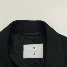Load image into Gallery viewer, Boys Target, black suit / formal jacket / blazer, EUC, size 4,  