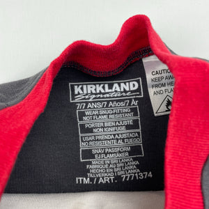 Boys KIRKLAND, cotton pyjama tee / top, light mark on chest, FUC, size 7,  