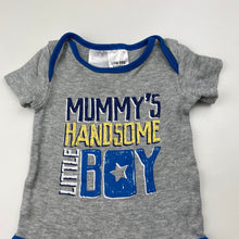 Load image into Gallery viewer, Boys Tiny Little Wonders, cotton bodysuit / romper, GUC, size 000,  