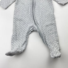 Load image into Gallery viewer, Unisex Target, grey zip coverall / romper, GUC, size 0000,  
