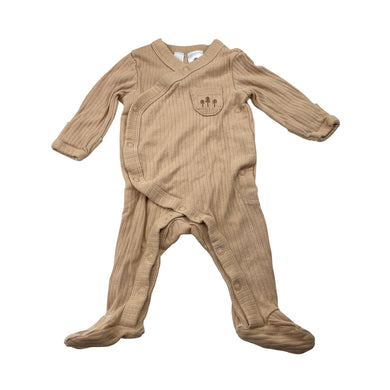 Unisex Dymples, ribbed cotton coverall / romper, EUC, size 0000,  