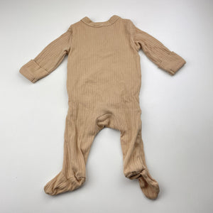 Unisex Dymples, ribbed cotton coverall / romper, EUC, size 0000,  
