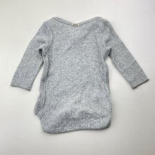 Load image into Gallery viewer, Unisex Bonds, grey long sleeve bodysuit / romper, EUC, size 0000,  