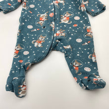 Load image into Gallery viewer, Unisex Dymples, cotton zip coverall / romper, dogs, FUC, size 0000,  