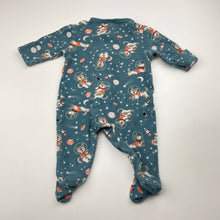 Load image into Gallery viewer, Unisex Dymples, cotton zip coverall / romper, dogs, FUC, size 0000,  