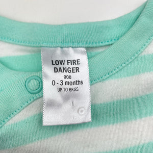 Unisex Target, soft feel cotton coverall / romper, GUC, size 000,  