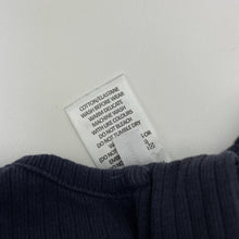 Load image into Gallery viewer, Unisex Target, navy ribbed organic cotton blend zip coverall / romper, EUC, size 0000,  