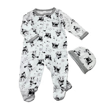 Load image into Gallery viewer, Unisex soft feel, coverall / romper, Mickey &amp; Minnie Mouse, EUC, size 000,  
