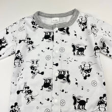Load image into Gallery viewer, Unisex soft feel, coverall / romper, Mickey &amp; Minnie Mouse, EUC, size 000,  