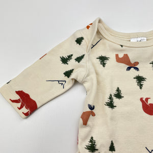 Boys Baby Berry, cotton bodysuit / romper, EUC, size 0000,  