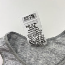 Load image into Gallery viewer, Unisex Bonds, grey stretchy singletsuit romper, GUC, size 0000,  