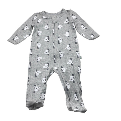Unisex Bilbi, stretchy zip coverall / romper, koalas, EUC, size 000,  