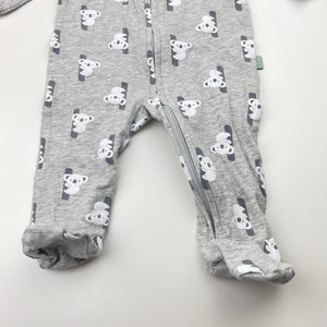 Unisex Bilbi, stretchy zip coverall / romper, koalas, EUC, size 000,  