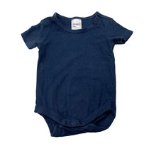 Load image into Gallery viewer, Unisex Anko, navy stretchy bodysuit / romper, EUC, size 0000,  