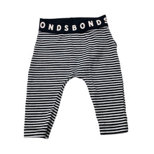 Load image into Gallery viewer, Unisex Bonds, striped stretchy leggings / bottoms, EUC, size 0000,  