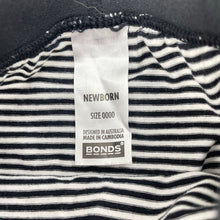 Load image into Gallery viewer, Unisex Bonds, striped stretchy leggings / bottoms, EUC, size 0000,  
