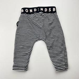 Unisex Bonds, striped stretchy leggings / bottoms, EUC, size 0000,  