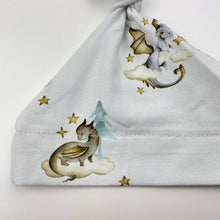 Load image into Gallery viewer, Unisex Smitten Bub Co, lightweight hat / beanie, dragons, EUC, size 0000,  