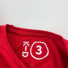 Load image into Gallery viewer, Girls KID, red cotton broderie trim top, EUC, size 3,  