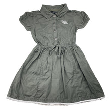 Load image into Gallery viewer, Girls Calvin Klein Jeans, khaki cotton shirt dress, FUC, size 5, L: 55cm