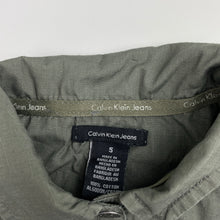 Load image into Gallery viewer, Girls Calvin Klein Jeans, khaki cotton shirt dress, FUC, size 5, L: 55cm