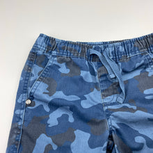 Load image into Gallery viewer, Boys B Collection, blue camo print shorts, elasticated, FUC, size 4,  