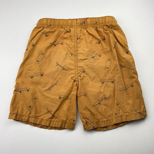 Boys Anko, cotton shorts, elasticated, skateboards, GUC, size 8,  