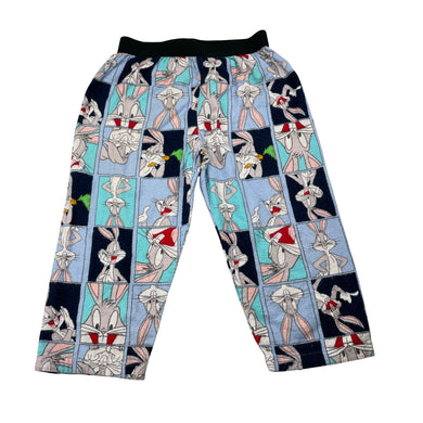 Unisex LOONEY TUNES, Bugs Bunny flannel cotton pyjama pants / bottoms, GUC, size 2,  