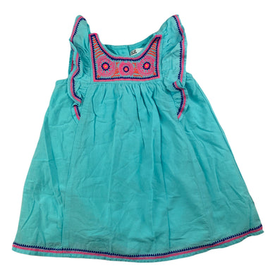 Target colourful lined cotton party dress, embroidered, size 0, Pre-loved