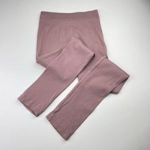 Girls Anko, ribbed stretchy leggings, inside leg: 54cm, EUC, size 8,  