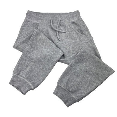Boys Tilt, grey fleece-lined track pants, elasticared, EUC, size 4,  
