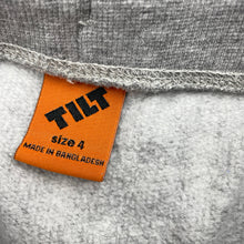 Load image into Gallery viewer, Boys Tilt, grey fleece-lined track pants, elasticared, EUC, size 4,  