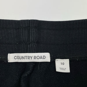 Girls Country Road, cotton track pants, elasticated, inside leg: 60cm, GUC, size 10,  