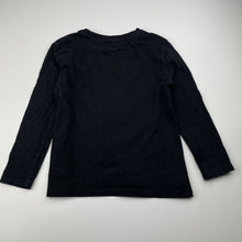 Load image into Gallery viewer, Boys Anko, black cotton long sleeve tee / top, dinosaur, GUC, size 4,  