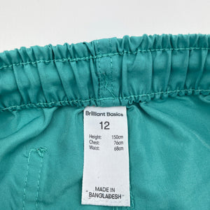 Boys Brilliant Basics, lightweight boardshorts, elasticated, GUC, size 12,  