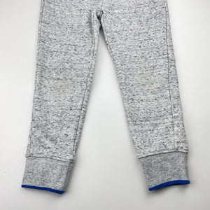 Boys Anko, grey fleece-lined track pants, elasticared, FUC, size 4,  