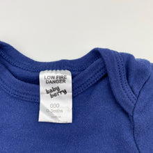 Load image into Gallery viewer, Unisex Baby Berry, soft cotton bodysuit / romper, GUC, size 000,  
