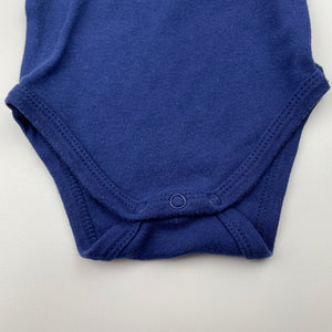 Unisex Baby Berry, soft cotton bodysuit / romper, GUC, size 000,  
