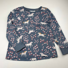 Load image into Gallery viewer, Girls Target, organic cotton pyjama top &amp; bottoms, unicorns, FUC, size 7,  