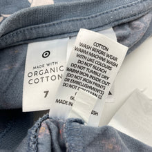 Load image into Gallery viewer, Girls Target, organic cotton pyjama top &amp; bottoms, unicorns, FUC, size 7,  