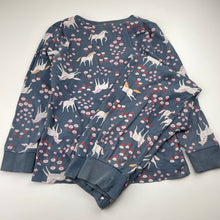 Load image into Gallery viewer, Girls Target, organic cotton pyjama top &amp; bottoms, unicorns, FUC, size 7,  