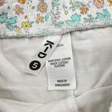 Load image into Gallery viewer, Girls KID, floral cotton skirt, built-in shorts, elasticated, EUC, size 5,  
