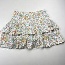Load image into Gallery viewer, Girls KID, floral cotton skirt, built-in shorts, elasticated, EUC, size 5,  