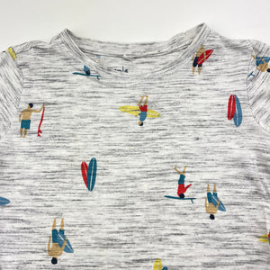 Boys Anko, grey marle tee / top, surfers, FUC, size 4,  