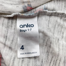 Load image into Gallery viewer, Boys Anko, grey marle tee / top, surfers, FUC, size 4,  