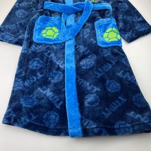 Load image into Gallery viewer, Boys Teenage Mutant Ninja Turtles, soft fleece dressing-gown / bathrobe, EUC, size 7,  
