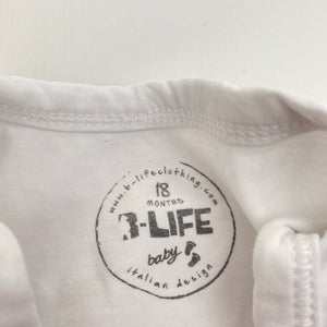 Unisex B-Life, stretchy bodysuit / romper (18 months), EUC, size 2,  